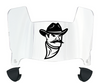 New Mexico State Aggies Mini Football Helmet Visor Shield w/ Clips - PICK VISOR & LOGO COLOR