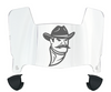 New Mexico State Aggies Mini Football Helmet Visor Shield w/ Clips - PICK VISOR & LOGO COLOR