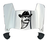 New Mexico State Aggies Mini Football Helmet Visor Shield w/ Clips - PICK VISOR & LOGO COLOR