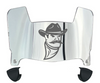 New Mexico State Aggies Mini Football Helmet Visor Shield w/ Clips - PICK VISOR & LOGO COLOR