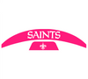 New Orleans Saints MIDI Mid Size SpeedFlex Football Helmet Front & Back Bumper Decal Set - Pick Color