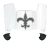 New Orleans Saints Retro Throwback Mini Football Helmet Visor Shield w/ Clips - PICK VISOR & LOGO COLOR