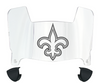 New Orleans Saints Mini Football Helmet Visor Shield w/ Clips - PICK VISOR & LOGO COLOR