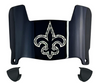 New Orleans Saints Limited Edition Mini Football Helmet Visor Shield w/ Clips - PICK VISOR & LOGO COLOR