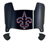 New Orleans Saints Limited Edition Mini Football Helmet Visor Shield w/ Clips - PICK VISOR & LOGO COLOR