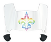 New Orleans Saints Limited Edition Mini Football Helmet Visor Shield w/ Clips - PICK VISOR & LOGO COLOR