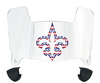 New Orleans Saints Limited Edition Mini Football Helmet Visor Shield w/ Clips - PICK VISOR & LOGO COLOR