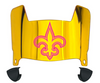 New Orleans Saints Limited Edition Mini Football Helmet Visor Shield w/ Clips - PICK VISOR & LOGO COLOR