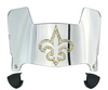 New Orleans Saints Limited Edition Mini Football Helmet Visor Shield w/ Clips - PICK VISOR & LOGO COLOR