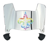 New Orleans Saints Limited Edition Mini Football Helmet Visor Shield w/ Clips - PICK VISOR & LOGO COLOR