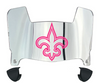 New Orleans Saints Limited Edition Mini Football Helmet Visor Shield w/ Clips - PICK VISOR & LOGO COLOR