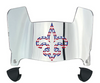 New Orleans Saints Limited Edition Mini Football Helmet Visor Shield w/ Clips - PICK VISOR & LOGO COLOR