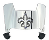 New Orleans Saints Limited Edition Mini Football Helmet Visor Shield w/ Clips - PICK VISOR & LOGO COLOR
