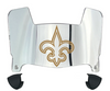New Orleans Saints Mini Football Helmet Visor Shield w/ Clips - PICK VISOR & LOGO COLOR
