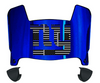 New York Giants Limited Edition Mini Football Helmet Visor Shield w/ Clips - PICK VISOR & LOGO COLOR