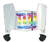 New York Giants Limited Edition Mini Football Helmet Visor Shield w/ Clips - PICK VISOR & LOGO COLOR