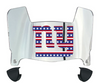 New York Giants Limited Edition Mini Football Helmet Visor Shield w/ Clips - PICK VISOR & LOGO COLOR