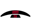 New York Giants MIDI Mid Size SpeedFlex Football Helmet Front & Back Bumper Decal Set - Pick Color