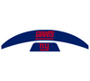 New York Giants MIDI Mid Size SpeedFlex Football Helmet Front & Back Bumper Decal Set - Pick Color