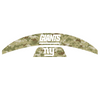 New York Giants MIDI Mid Size SpeedFlex Football Helmet Front & Back Bumper Decal Set - Pick Color