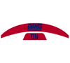 New York Giants MIDI Mid Size SpeedFlex Football Helmet Front & Back Bumper Decal Set - Pick Color