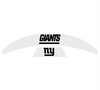 New York Giants MIDI Mid Size SpeedFlex Football Helmet Front & Back Bumper Decal Set - Pick Color