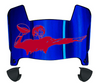 New York Giants Throwback Mini Football Helmet Visor Shield w/ Clips - PICK VISOR & LOGO COLOR