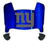 New York Giants Mini Football Helmet Visor Shield w/ Clips - PICK VISOR & LOGO COLOR