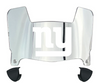 New York Giants Mini Football Helmet Visor Shield w/ Clips - PICK VISOR & LOGO COLOR