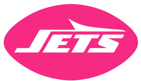 New York Jets HOT PINK Alternate Logo Premium DieCut Vinyl Decal PICK SIZE