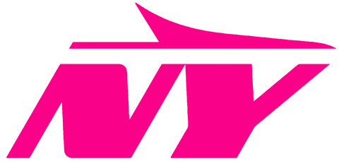 New York Jets Hot Pink Alternate NY Logo Premium DieCut Vinyl Decal PICK SIZE