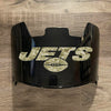 New York Jets Full Size Football Helmet Visor Shield Black Dark Tint w/ Clips - PICK LOGO COLOR