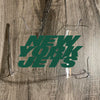New York Jets Full Size Football Helmet Visor Shield Clear w/ Clips - PICK LOGO COLOR