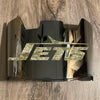 New York Jets Full Size Football Helmet Visor Shield Silver Chrome Mirror w/ Clips - PICK LOGO COLOR