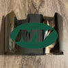 New York Jets Full Size Football Helmet Visor Shield Silver Chrome Mirror w/ Clips - PICK LOGO COLOR