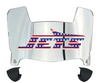 New York Jets Limited Edition Mini Football Helmet Visor Shield w/ Clips - PICK VISOR & LOGO COLOR