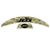 New York Jets MIDI Mid Size SpeedFlex Football Helmet Front & Back Bumper Decal Set - Pick Color