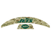 New York Jets MIDI Mid Size SpeedFlex Football Helmet Front & Back Bumper Decal Set - Pick Color
