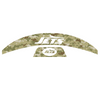 New York Jets MIDI Mid Size SpeedFlex Football Helmet Front & Back Bumper Decal Set - Pick Color