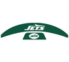 New York Jets MIDI Mid Size SpeedFlex Football Helmet Front & Back Bumper Decal Set - Pick Color