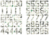 New York Jets Jersey Style Vinyl Number Decal Sheet Set of 50 #0-9 - Pick Color & Size