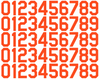New York Mets Baseball Helmet Jersey Style Vinyl Number Decal Sheet Set of 50 #0-9 - Pick Color & Size