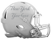 New York Yankees Custom Concept White Mini Riddell Speed Football Helmet
