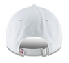 New York Yankees Swarovski Crystal Bling Womens White New Era Adjustable Hat