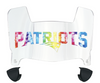 New EnglandcPatriots Limited Edition Mini Football Helmet Visor Shield w/ Clips - PICK VISOR & LOGO COLOR