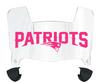 New EnglandcPatriots Limited Edition Mini Football Helmet Visor Shield w/ Clips - PICK VISOR & LOGO COLOR