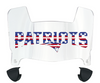 New EnglandcPatriots Limited Edition Mini Football Helmet Visor Shield w/ Clips - PICK VISOR & LOGO COLOR