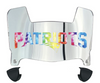 New EnglandcPatriots Limited Edition Mini Football Helmet Visor Shield w/ Clips - PICK VISOR & LOGO COLOR