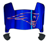 New EnglandcPatriots Limited Edition Mini Football Helmet Visor Shield w/ Clips - PICK VISOR & LOGO COLOR