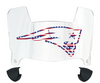 New EnglandcPatriots Limited Edition Mini Football Helmet Visor Shield w/ Clips - PICK VISOR & LOGO COLOR